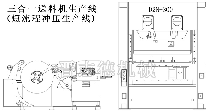 三合一送料機(jī)生產(chǎn)線